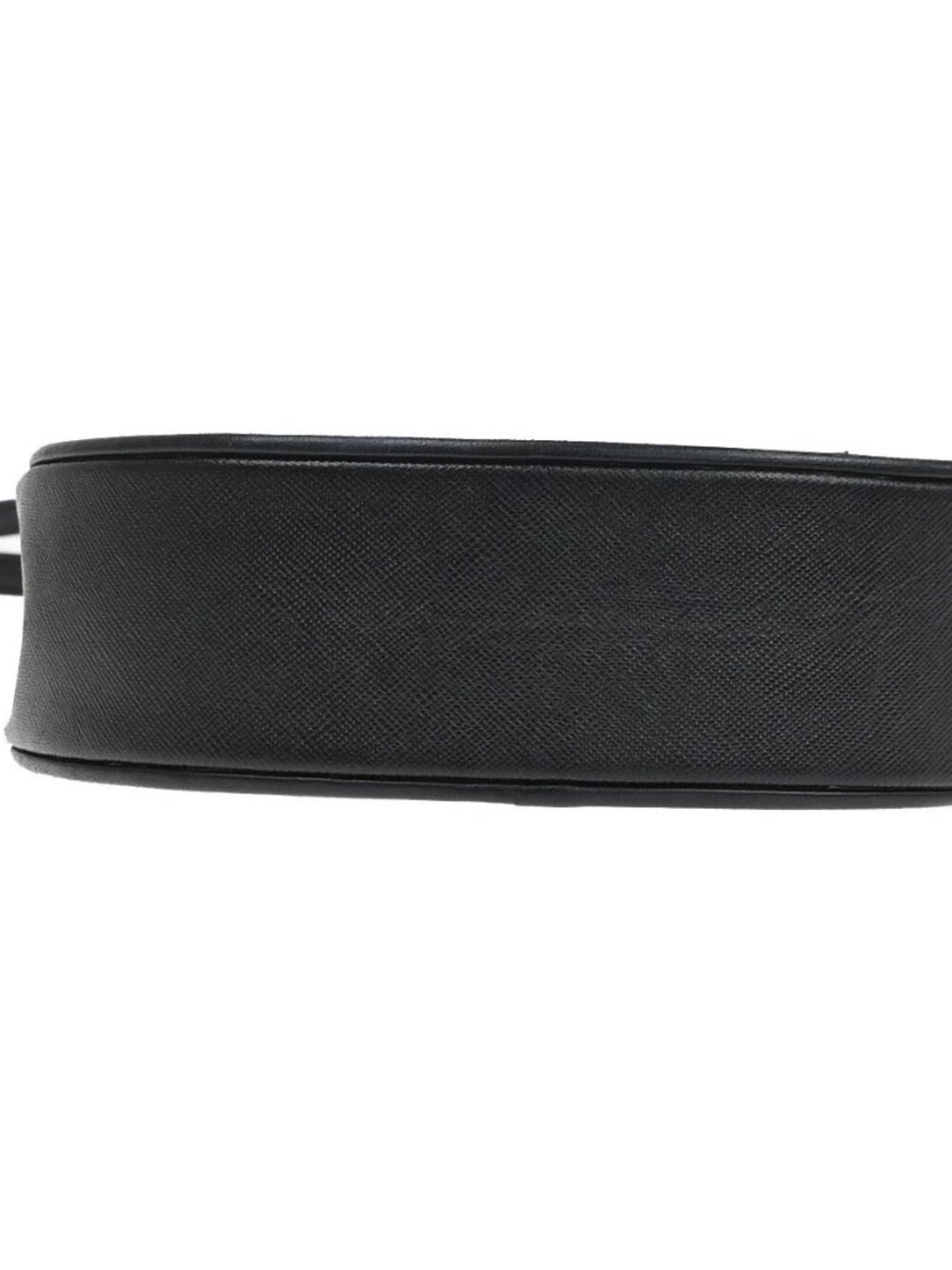 YVES SAINT LAURENT Logo Mini Crossbody Shoulder Bag Leather Black GHW 32YH926 - Picture 6 of 14